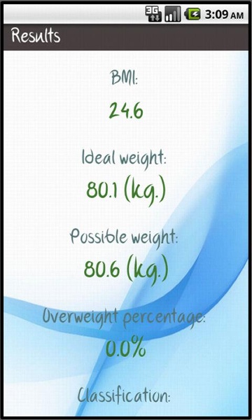 Calculate ideal weight (BMI) - Preview 2