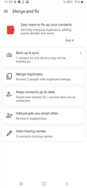 Samsung Contacts - Preview 5