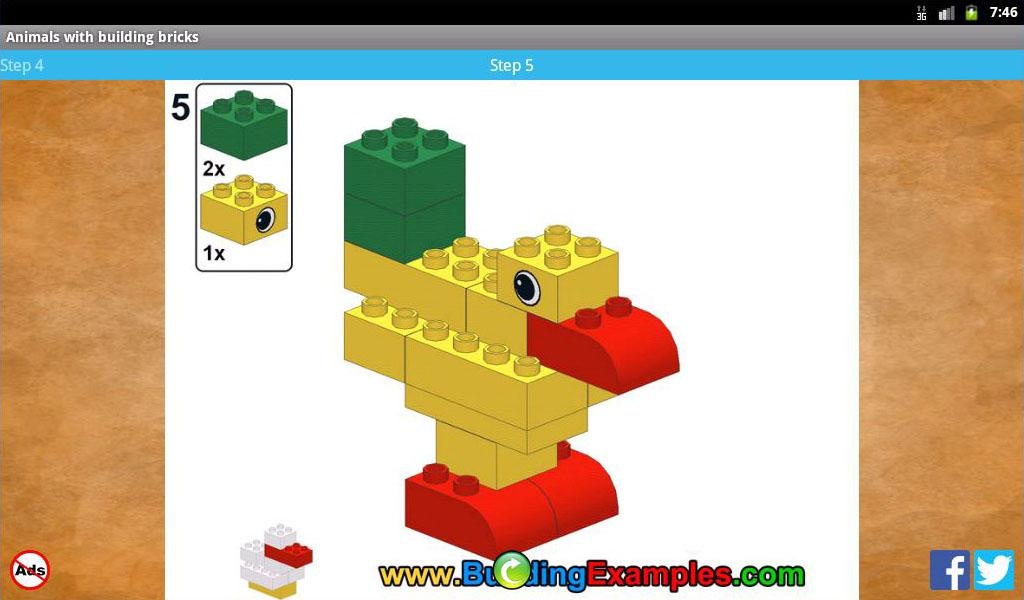 Animals with building bricks - Preview 1