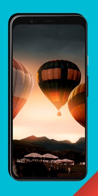 Hot Air Balloon Wallpaper Screenshot