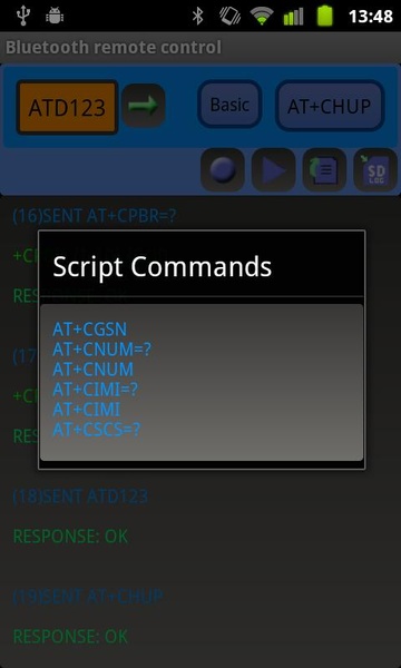 Blue remote control - Preview 2