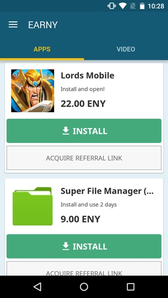 Earny: top up your mobile - Preview 1
