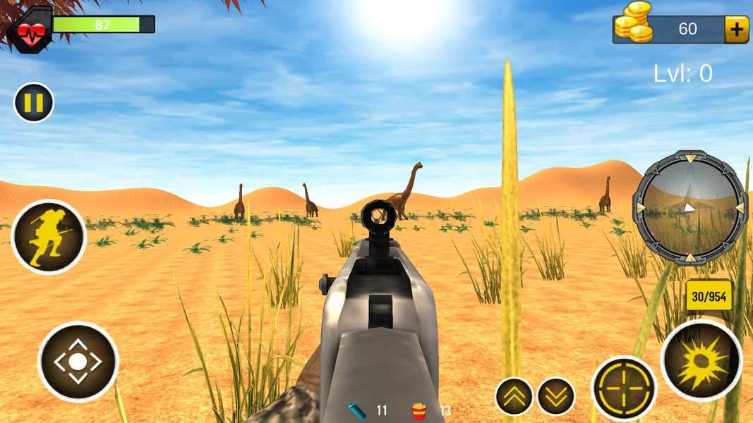 Dinosaur Hunter: Survival Game para Android - Baixe o APK na Uptodown