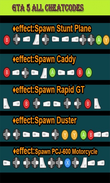 GTA V CheatCodes - Preview 1