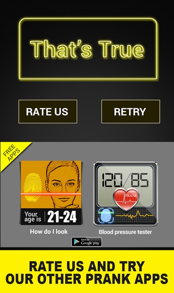 finger lie detector Prank App - Preview 1