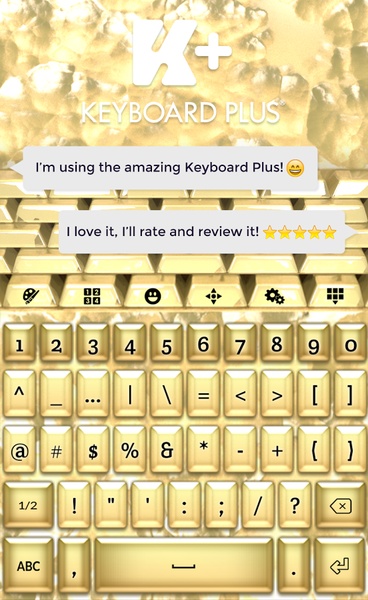 Keyboard Gold - Preview 2