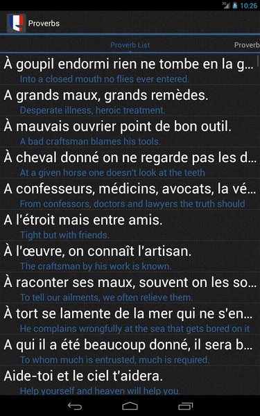 French Proverbs - Preview 1