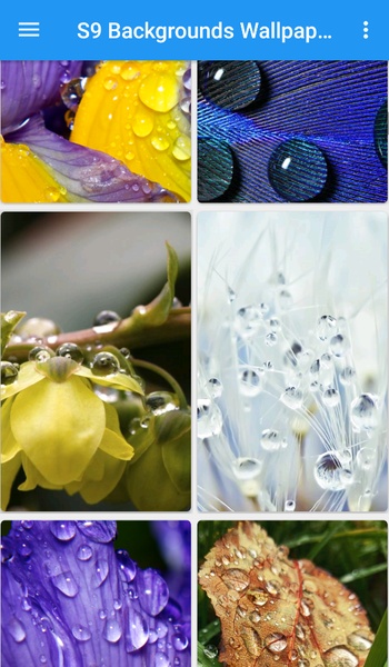 S9 Backgrounds Wallpapers Water Drop HD - Preview 3