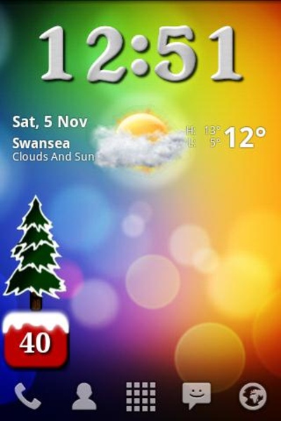 Christmas Battery Widget - Preview 2