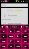 Pink Neon Keyboard GO screenshot 1