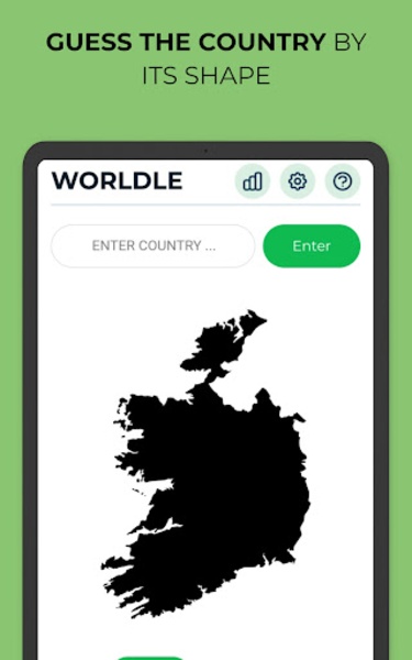 Worldle — Name the Country based on its Shape –