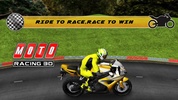 Moto Racing 3D screenshot 1