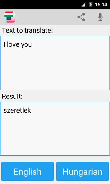 Hungarian Translator - Preview 2