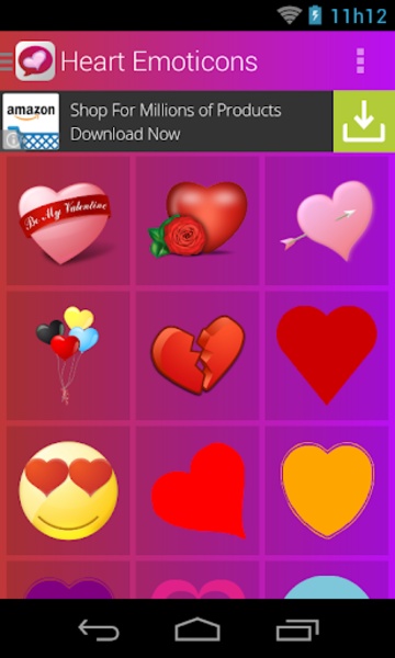 Heart Emoticons - Preview 1