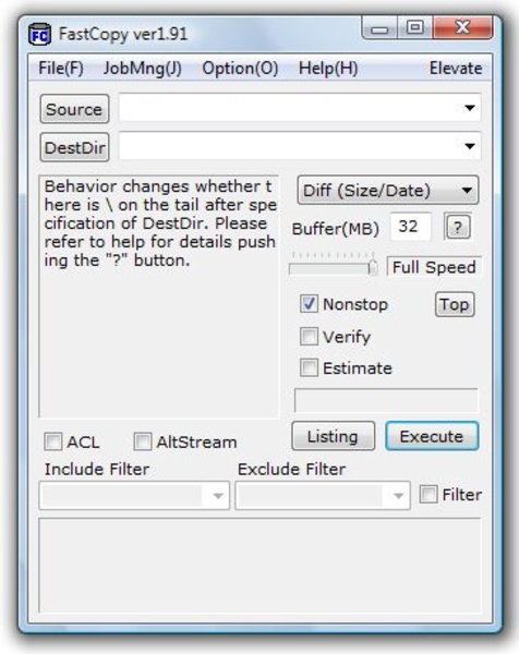 FastCopy for Windows Download it from Uptodown for free