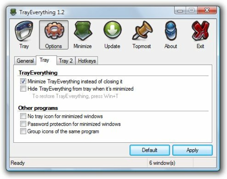 Tray Everything for Windows - Download it from Uptodown for free