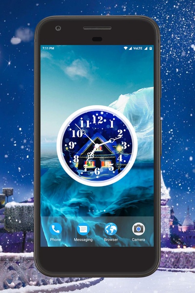 Christmas Clock Live Wallpaper - Preview 4