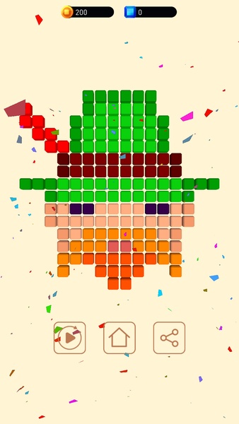 Cubes Art - Assemble object unique puzzle - Preview 10