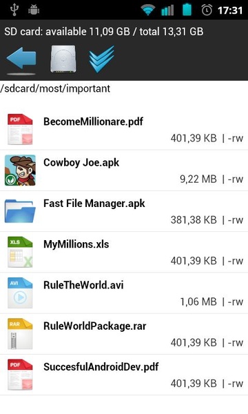 Fast File Manager - Preview 7
