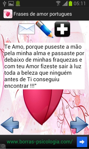 Frases de amor portuguese - Preview 1