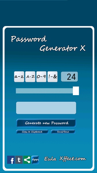Password Generator X - Preview 1