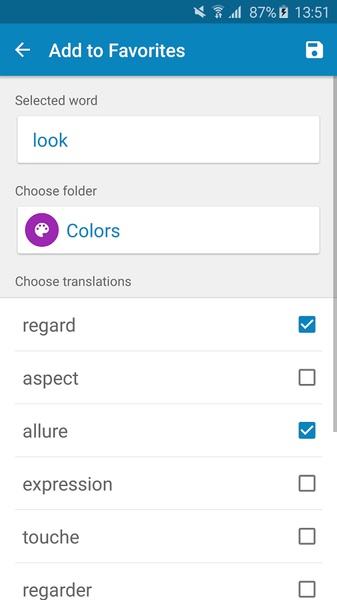 FR-EN Dictionary - Preview 1