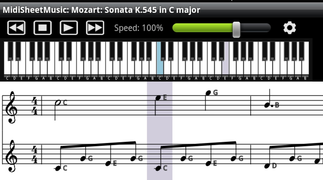 Midi Sheet Music - Preview 2