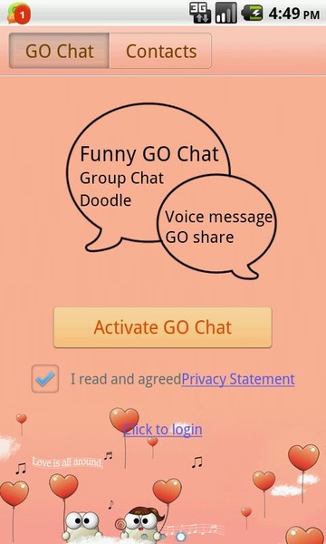My Valentine Theme GO SMS - Preview 1