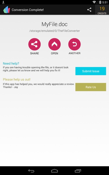 The File Converter - Preview 2