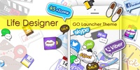 Life Designer GOLauncher Theme screenshot 6