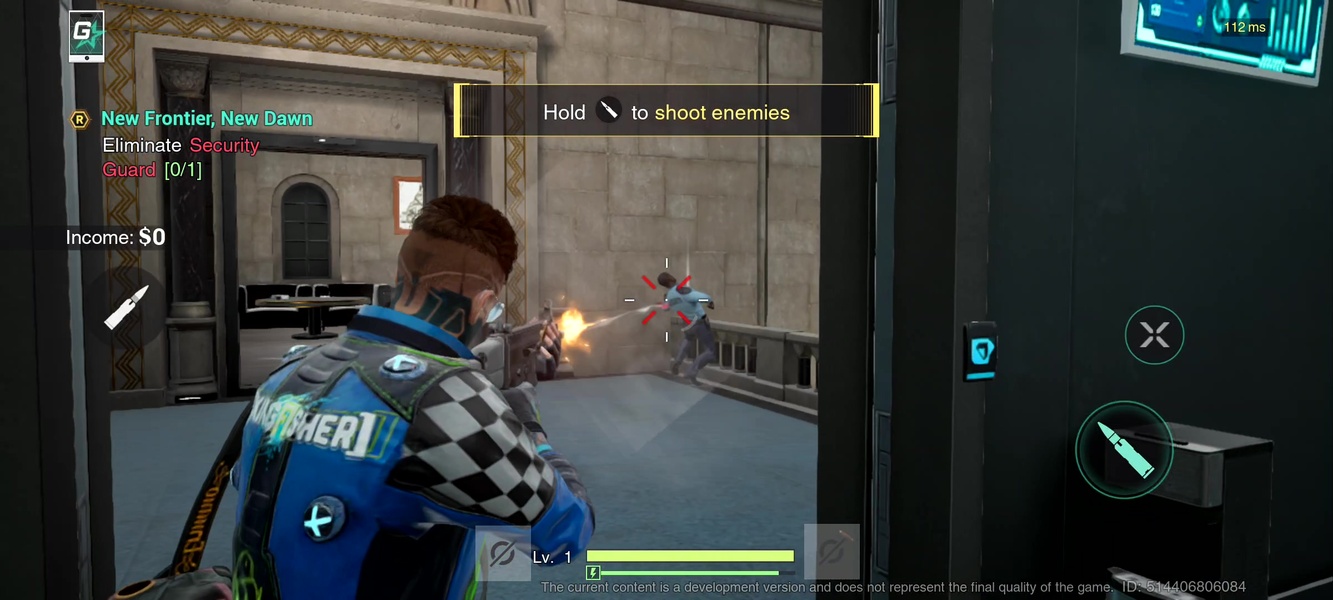 Gangstar Mirage City Online mobile gameplay interface