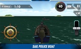Police Boat Shooting Games 3D screenshot 12
