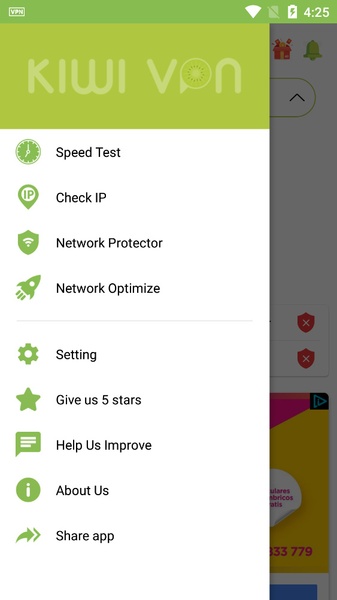 Kiwi VPN - Preview 3