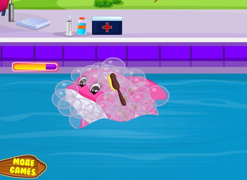 cute dolphin caring - Preview 3