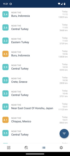 Earthquakes Today - Preview 11