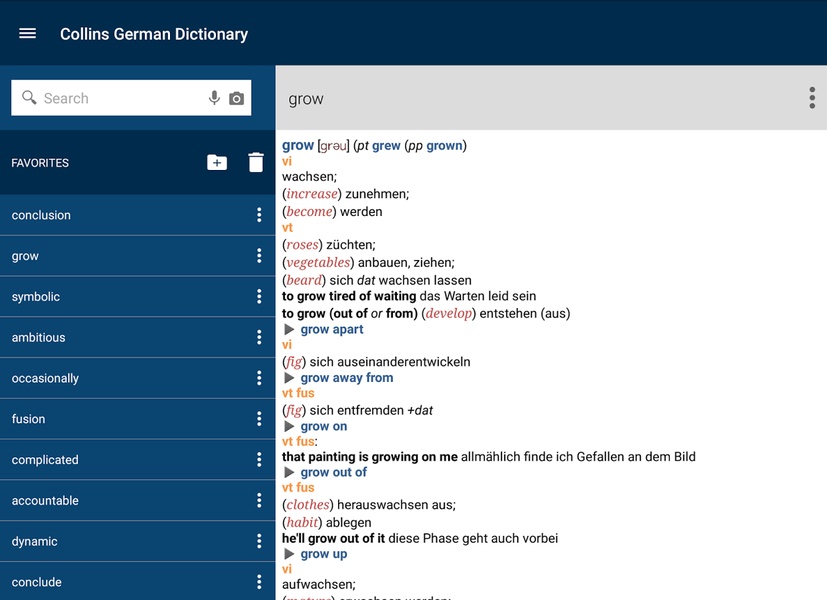 Collins German Dictionary - Preview 4