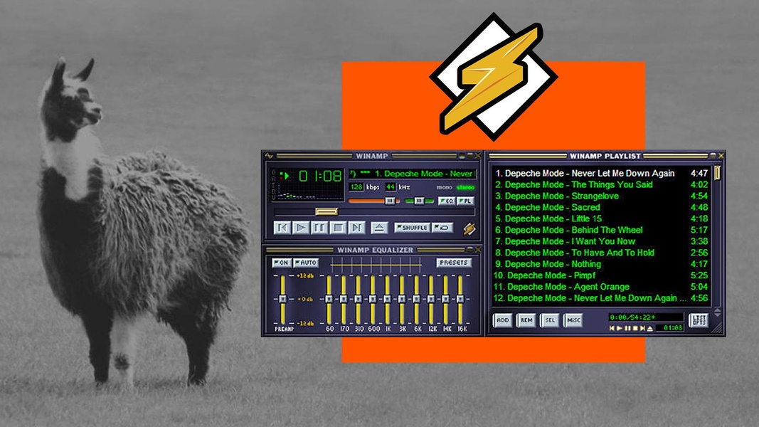 Winamp, el mejor reproductor de MP3 de la década de 1990, y una