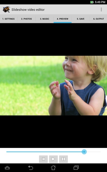 Slideshow video editor - Preview 3