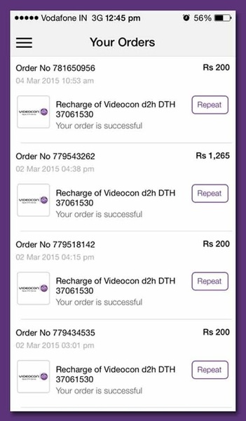 d2h Recharge - Preview 1