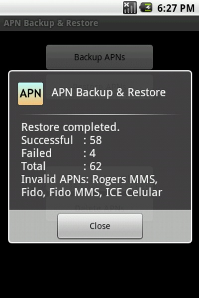 APN Backup & Restore - Preview 1