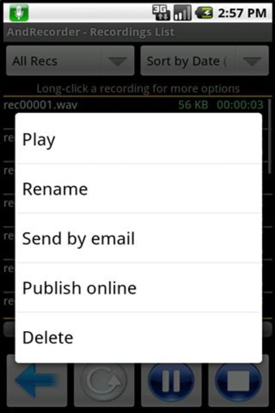 AndRecorder - Free - Preview 1
