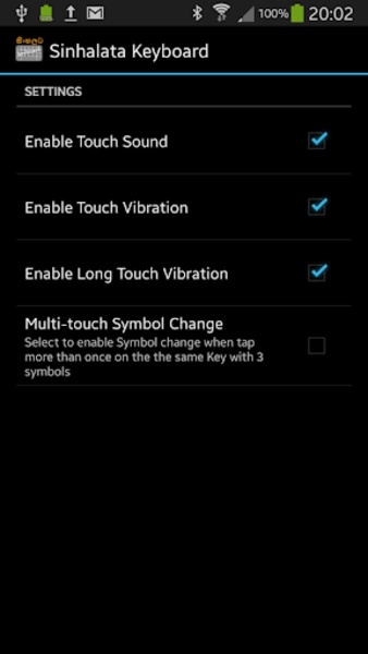 Sinhalata Keyboard (Trial) - Preview 3