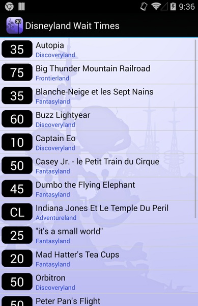 Disneyland Paris Wait Times - Preview 2
