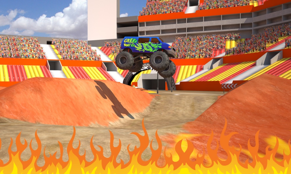 Crazy Driver Monster Truck 3D - Preview 1