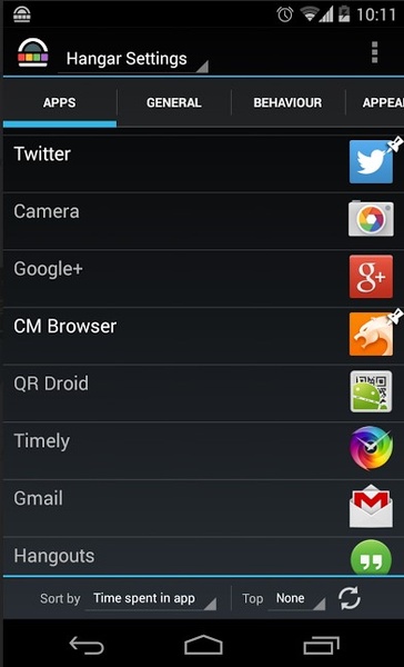 Hangar - Smart app shortcuts - Preview 4