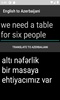 English to Azerbaijani Translator screenshot 1