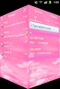 Pink Clouds Theme GO SMS Pro screenshot 2