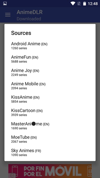 AnimeDLR for Android - Download the APK from Uptodown