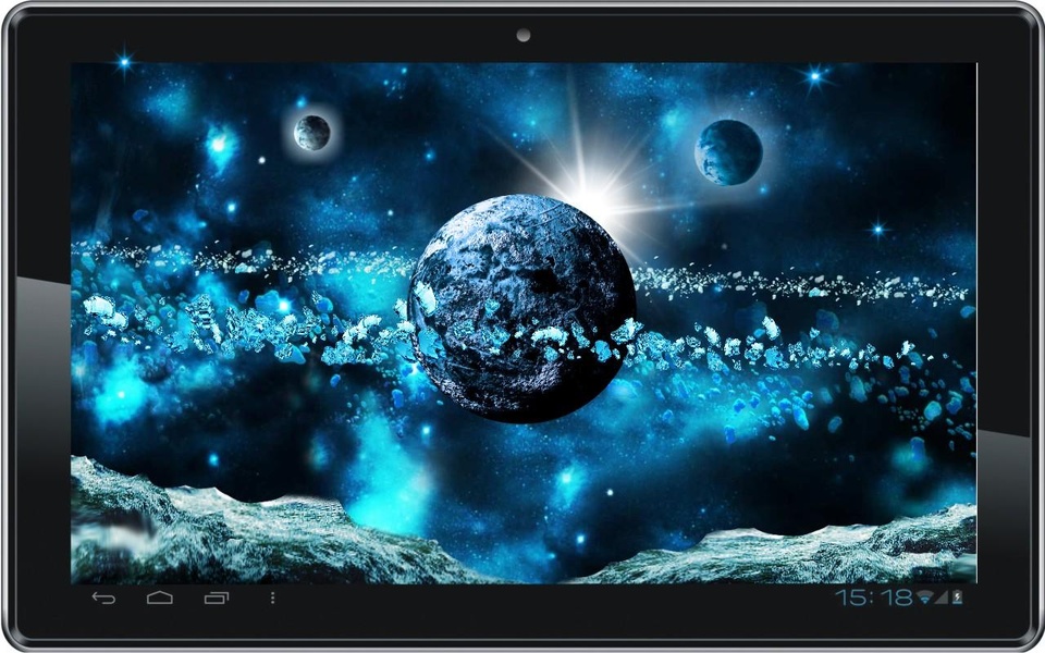 Space Ice World live wallpaper - Preview 4