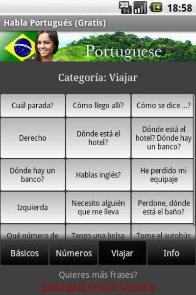 Talk Portuguese (Free) - Preview 2
